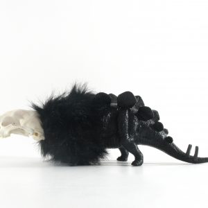 Hybrid sculpture Rat dino